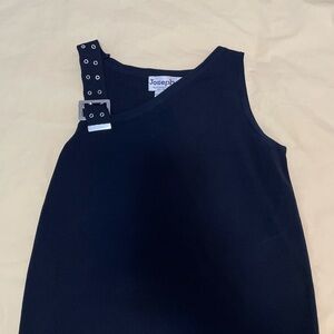 Joseph A Black Top with Silver Buckle